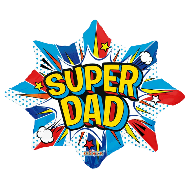 28" Super Dad Comic Non Foil Balloon